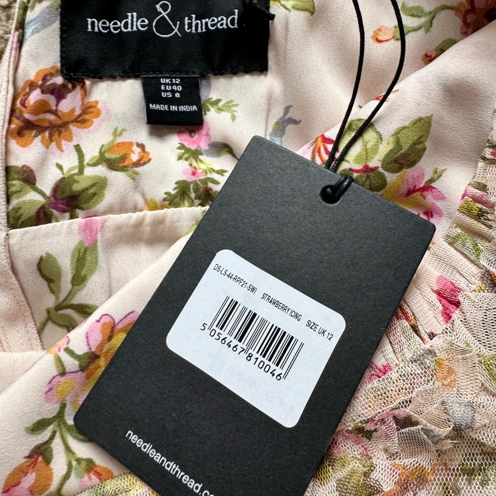 Needle & Thread Garland Flora Ruffle Mini Dress - Picture 4 of 4